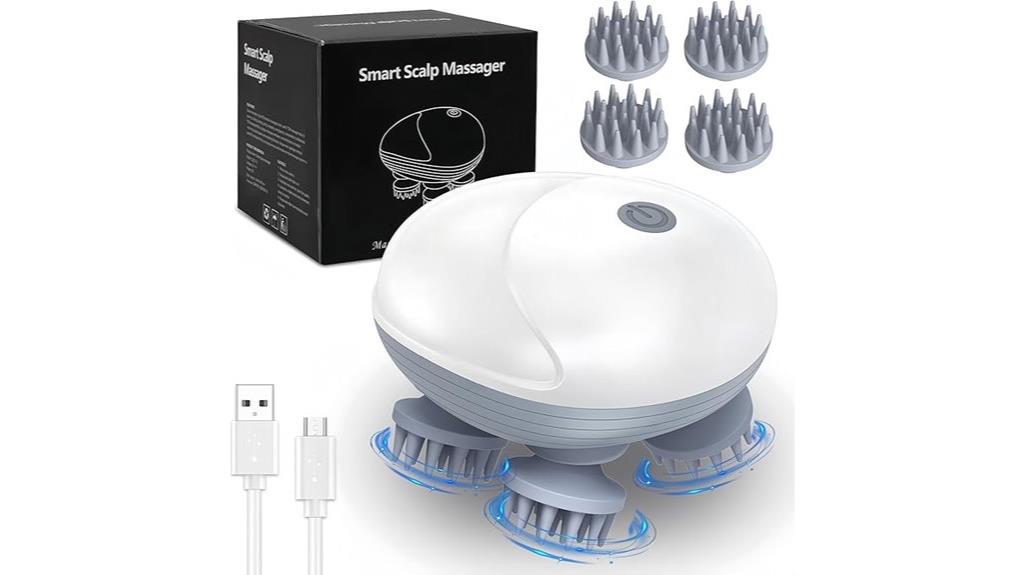 electric scalp massager nodes