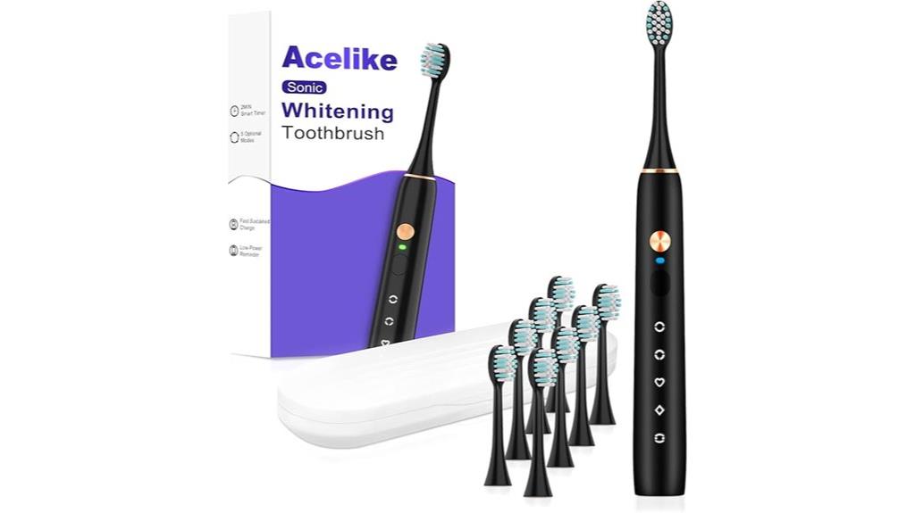 electric toothbrush with multiple heads