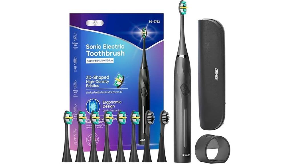 electric toothbrush with multiple heads