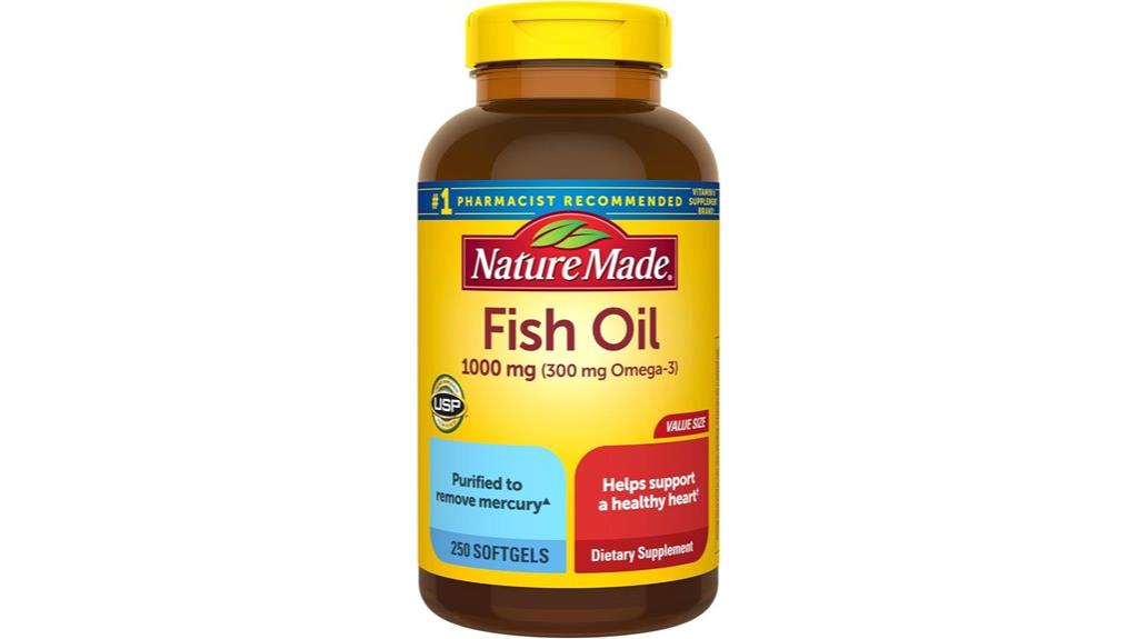 fish oil omega 3 softgels