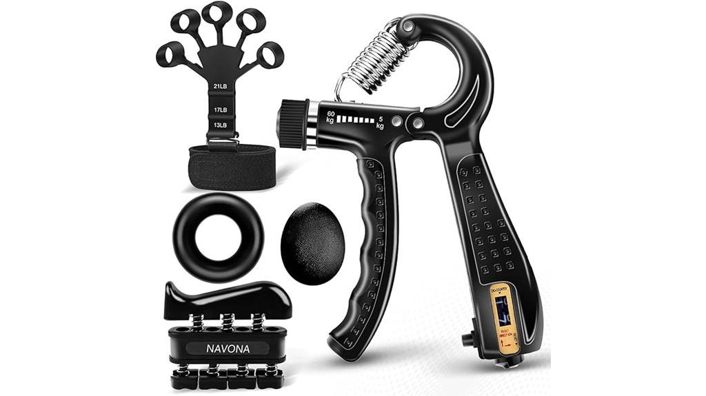 five piece grip training set