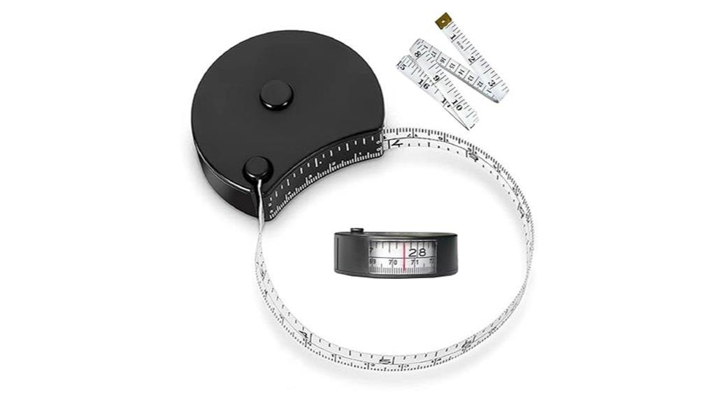 flexible locking measuring tape