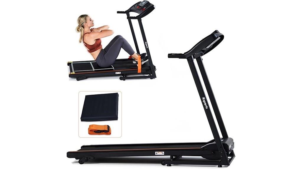 foldable bluetooth lcd treadmill