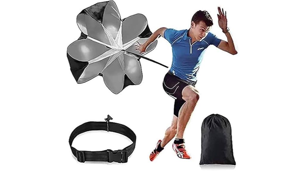 football speed parachute training