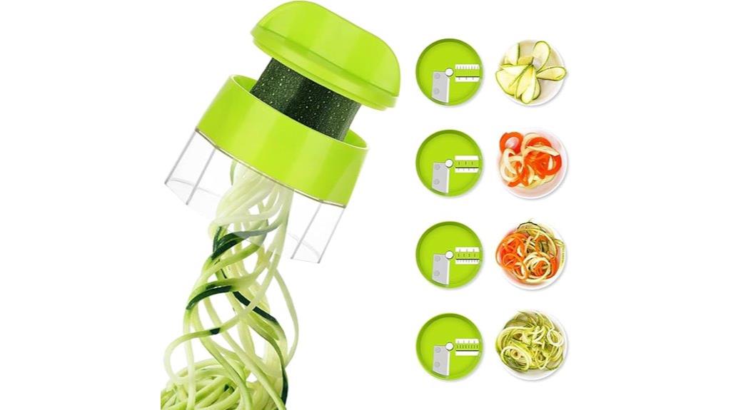 four in one veggie spiralizer