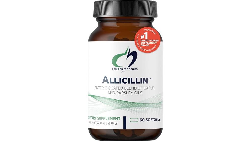 garlic oil supplement softgels