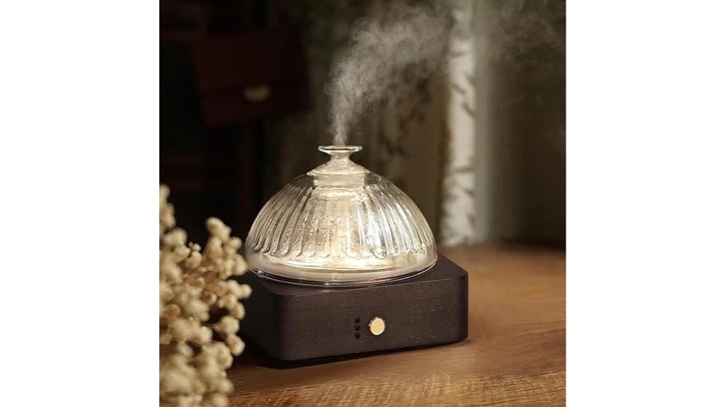 glass dome ultrasonic diffuser