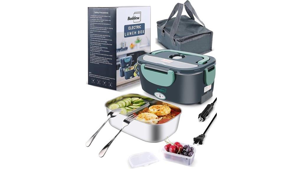 green electric lunch box