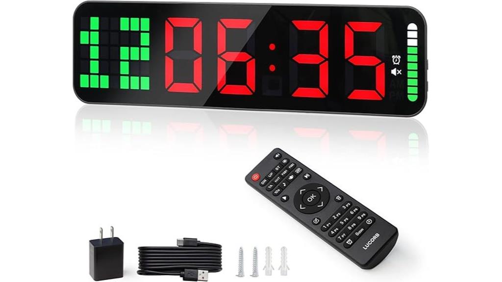 gym digital timer display