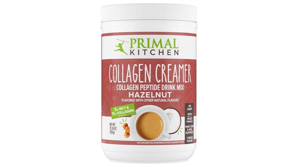hazelnut collagen creamer powder
