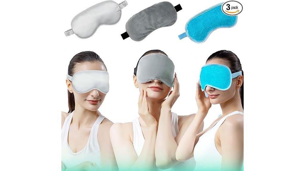 heated and cooling eye masks