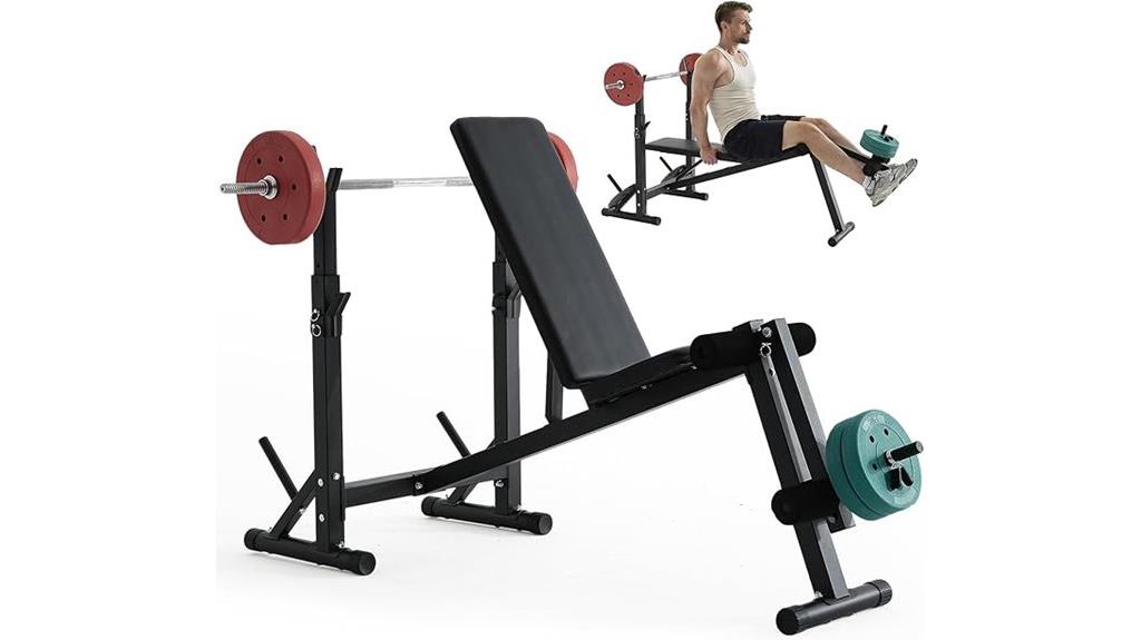 heavy duty adjustable weight bench