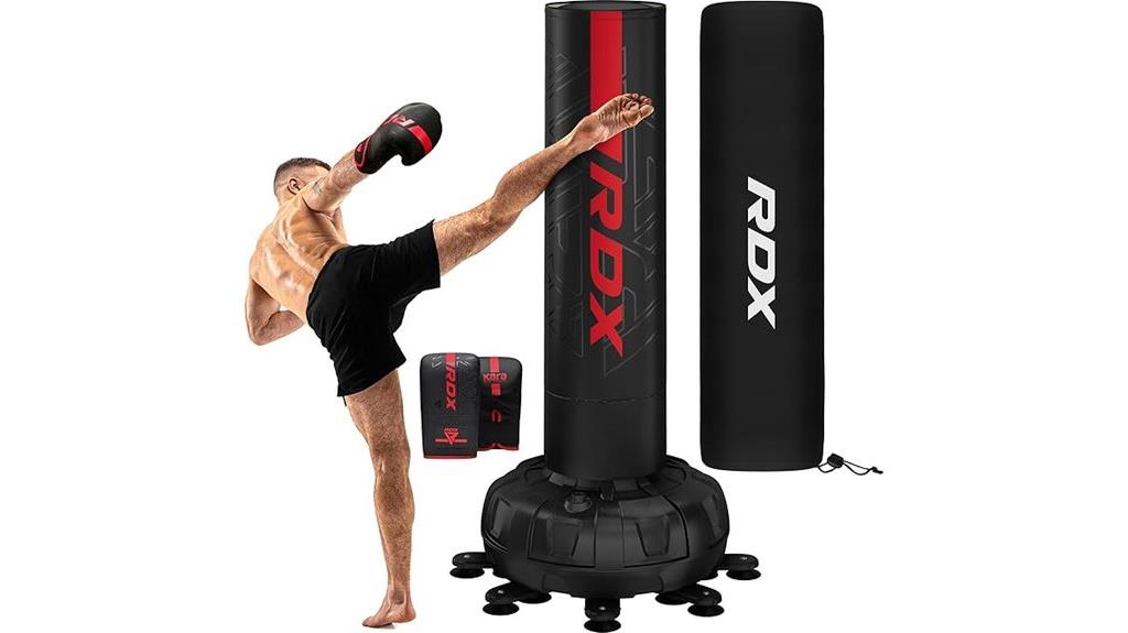 heavy duty punching bag set