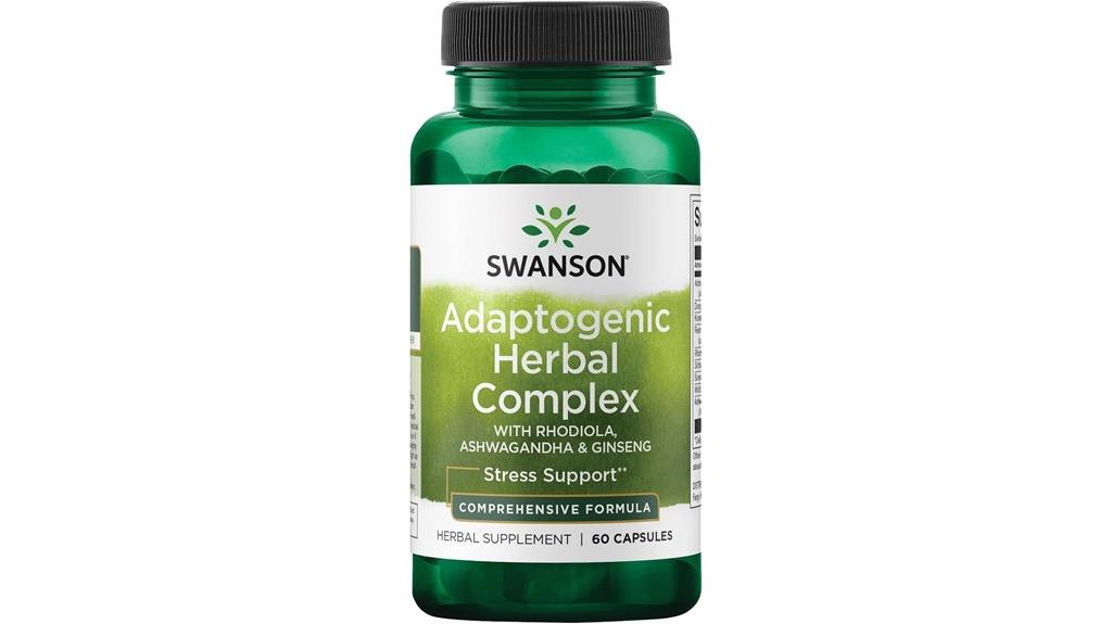 herbal adaptogen supplement capsules
