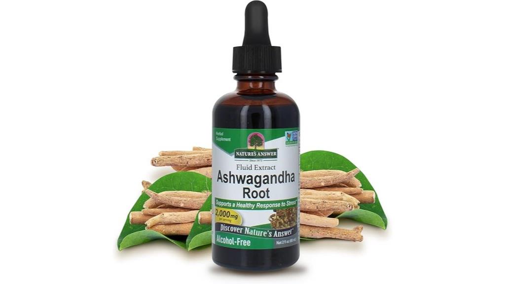 herbal ashwagandha root supplement