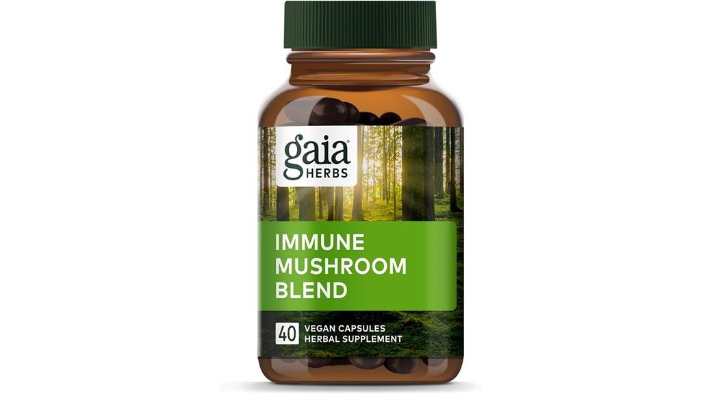 herbal immune mushroom capsules