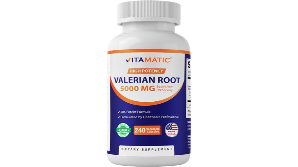 high dose valerian capsules