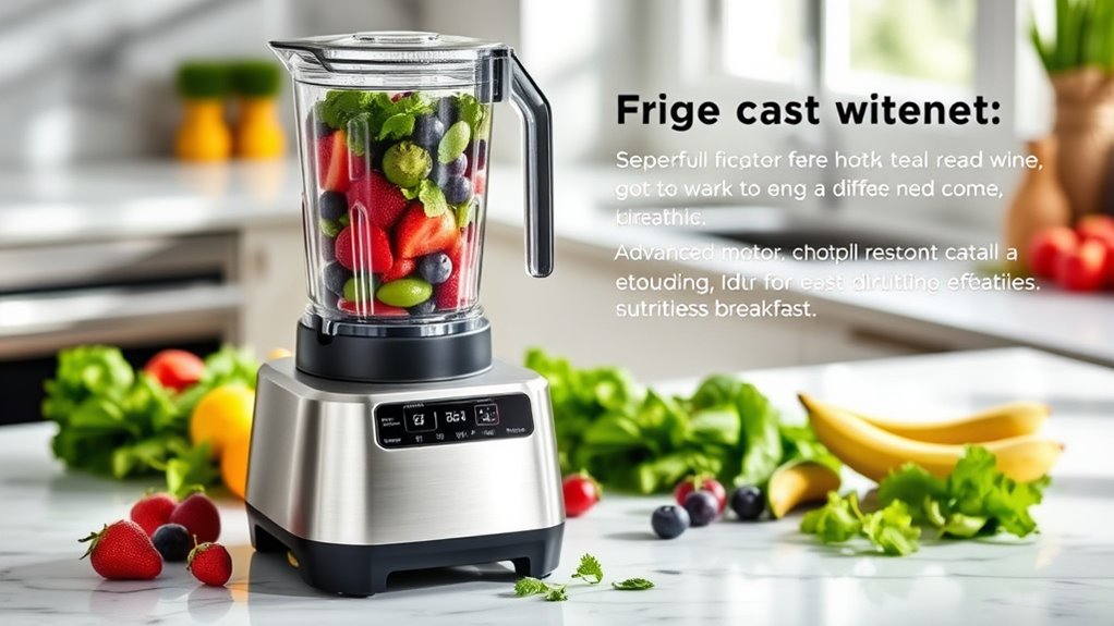 high speed blender selection criteria