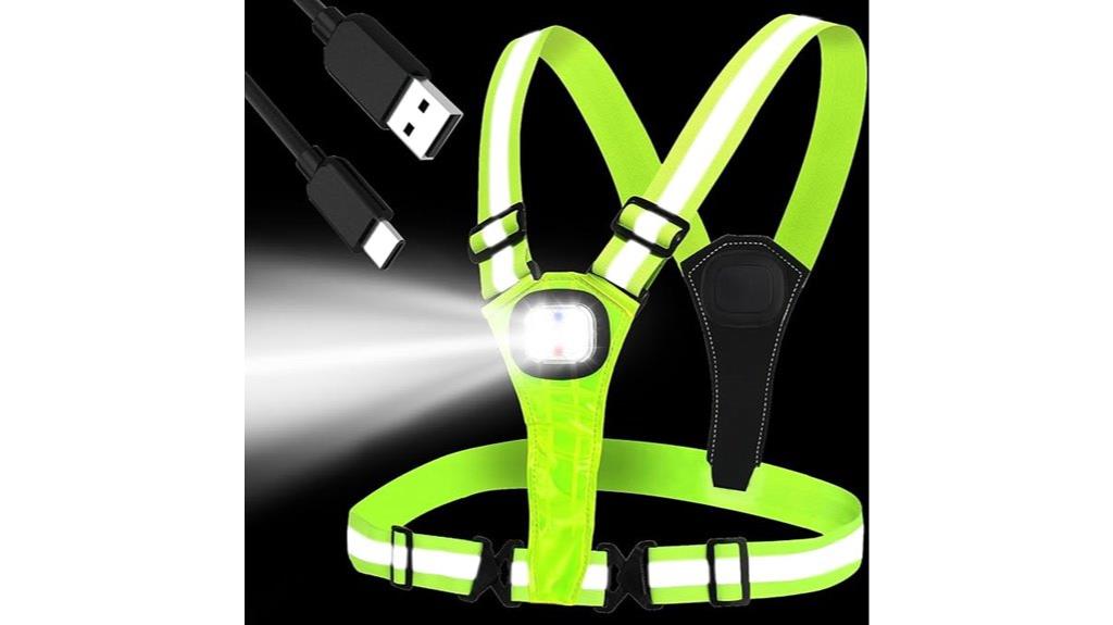 high visibility rechargeable vest