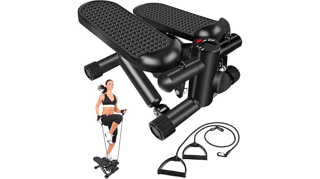 hydraulic stepper with monitor
