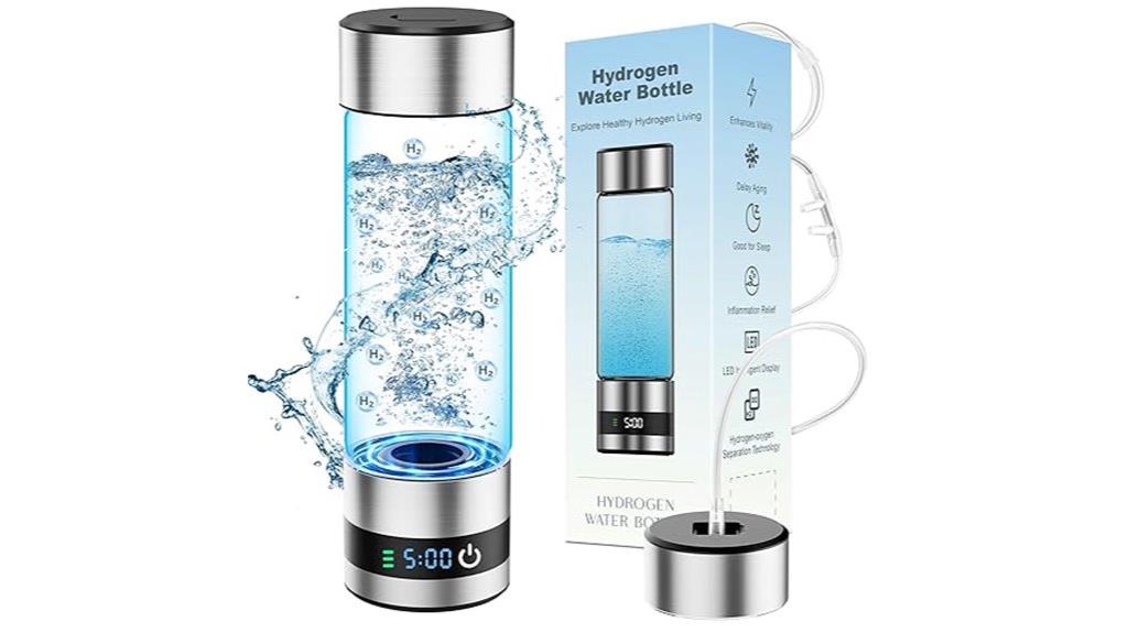 hydrogen water bottle features