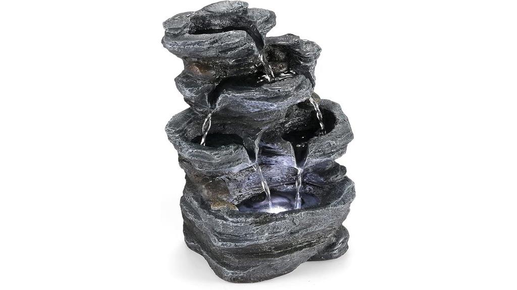 indoor tabletop waterfall fountain