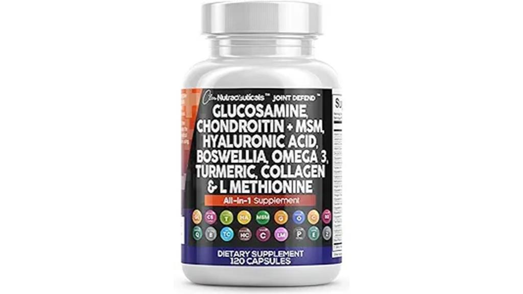 joint health supplement 120 count