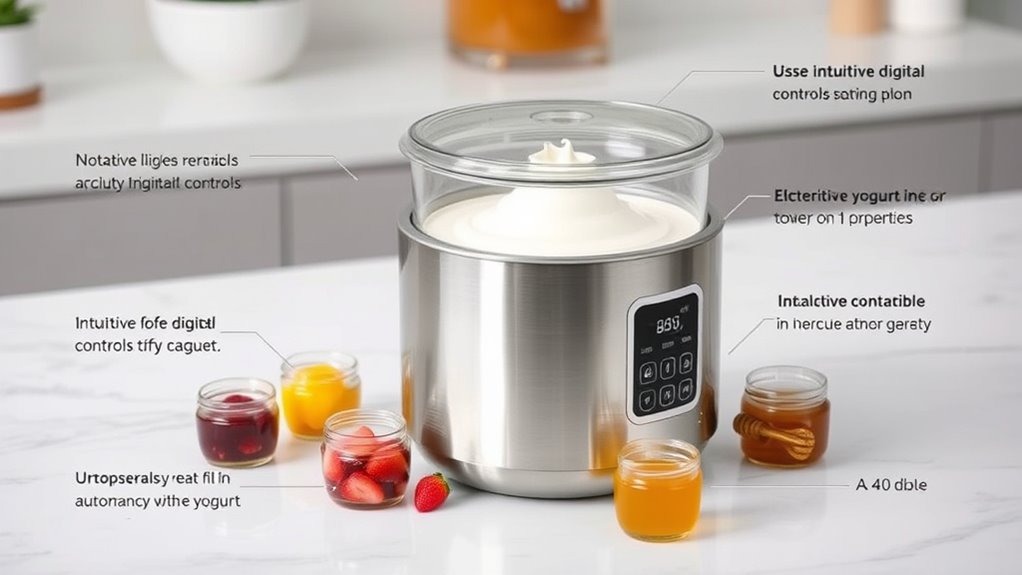 key features for yogurt makers