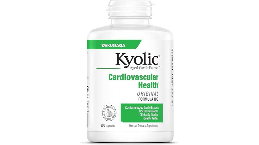 kyolic garlic extract capsules