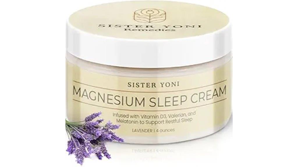 lavender melatonin sleep cream