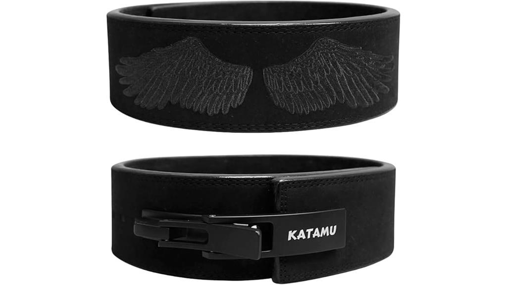 leather lever weightlifting belt