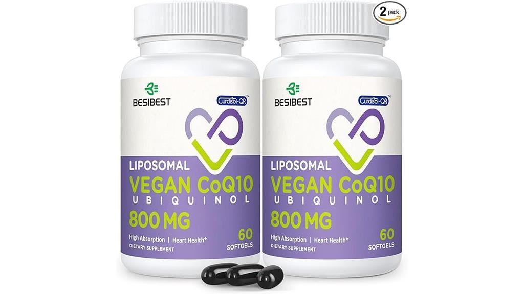 liposomal ubiquinol 800mg softgel