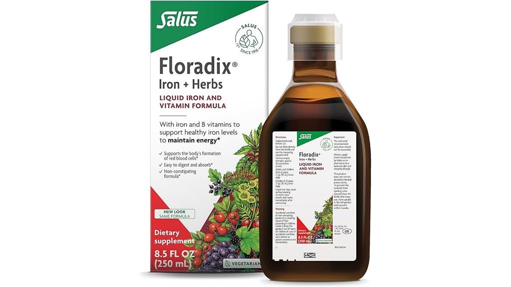 liquid herbal iron supplement