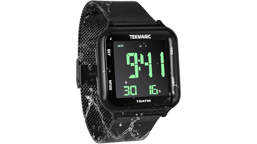 luminous waterproof diving watch