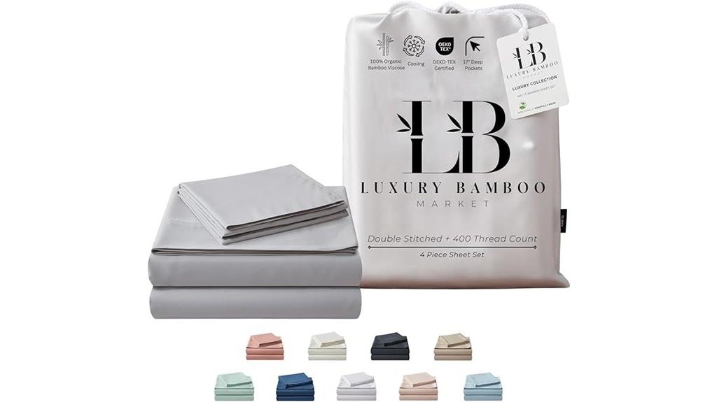 luxury bamboo queen sheets