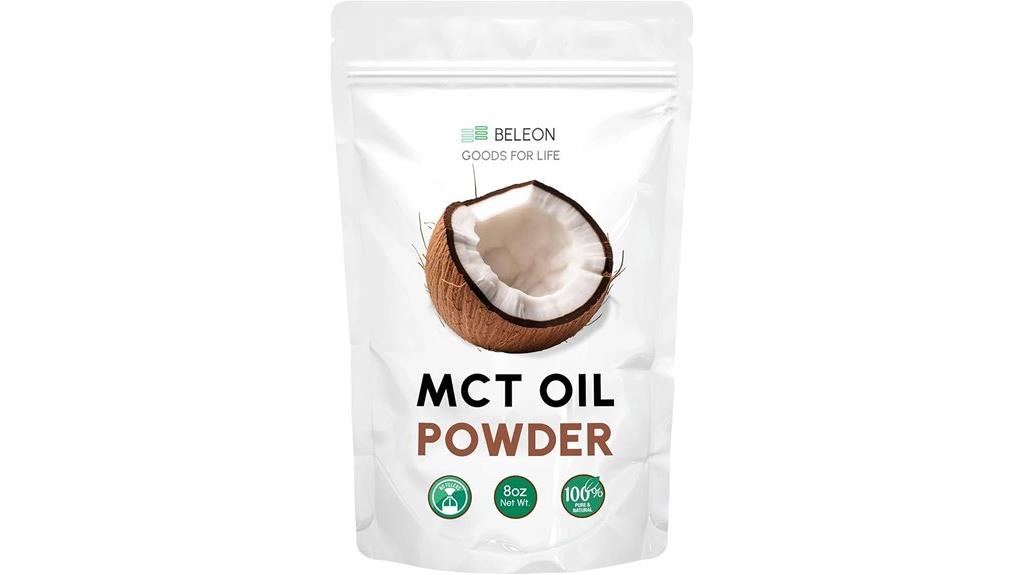 mct oil powder supplement
