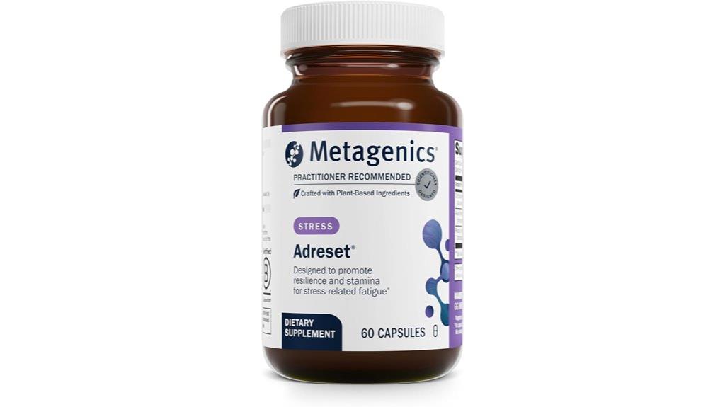 metagenics adaptogen supplement capsules