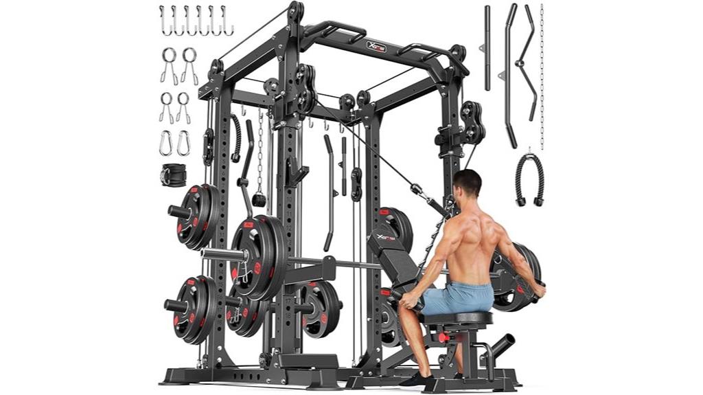 multifunctional squat rack system