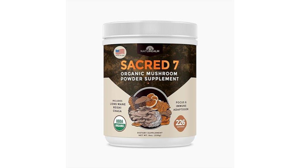mushroom coffee powder supplement