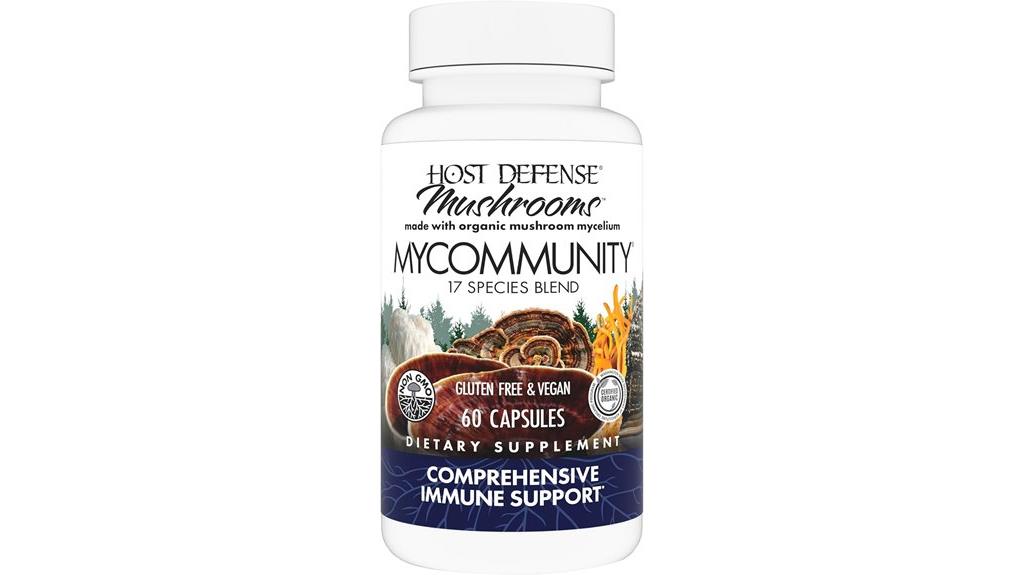 mushroom supplement 60 capsules