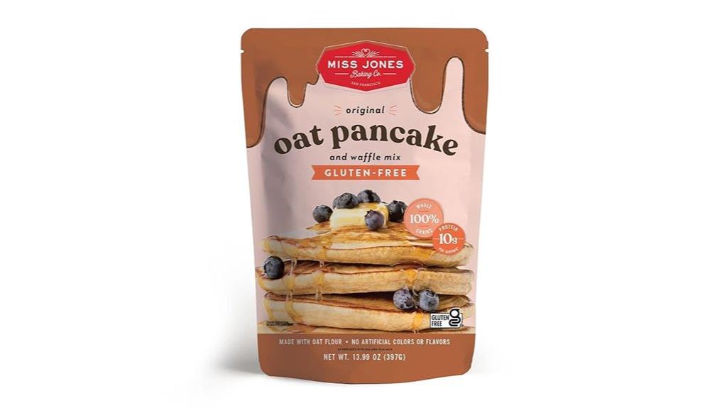 oat pancake and waffle mix