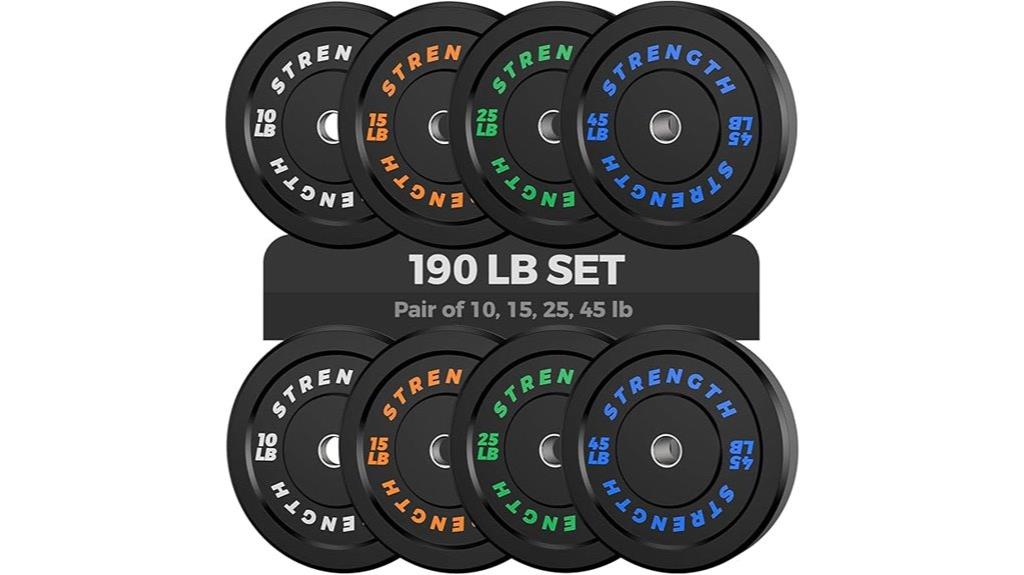 olympic rubber weight plates