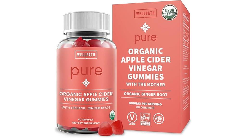 organic apple cider gummies
