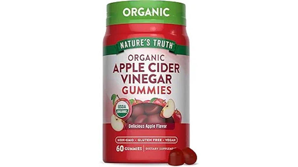 organic apple cider vinegar gummies