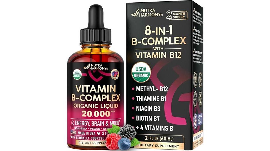 organic b complex liquid drops
