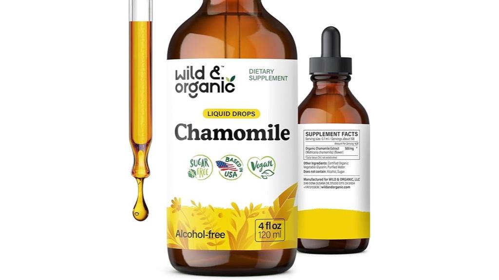 organic chamomile relaxation tincture