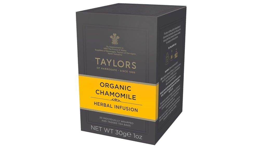 organic chamomile tea bags