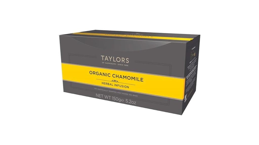 organic chamomile tea bags