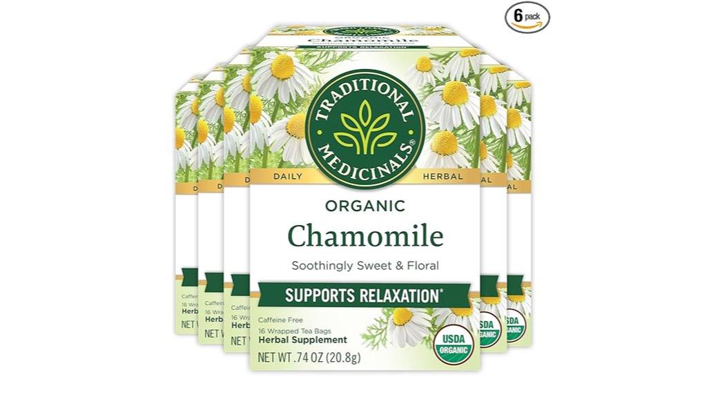 organic chamomile tea pack
