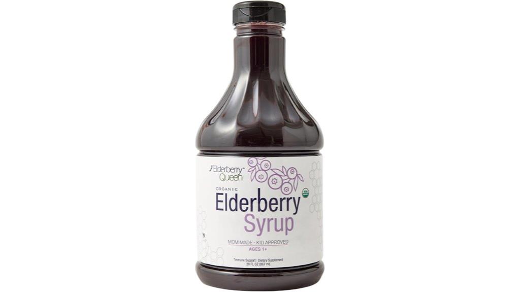 organic elderberry syrup 30 oz